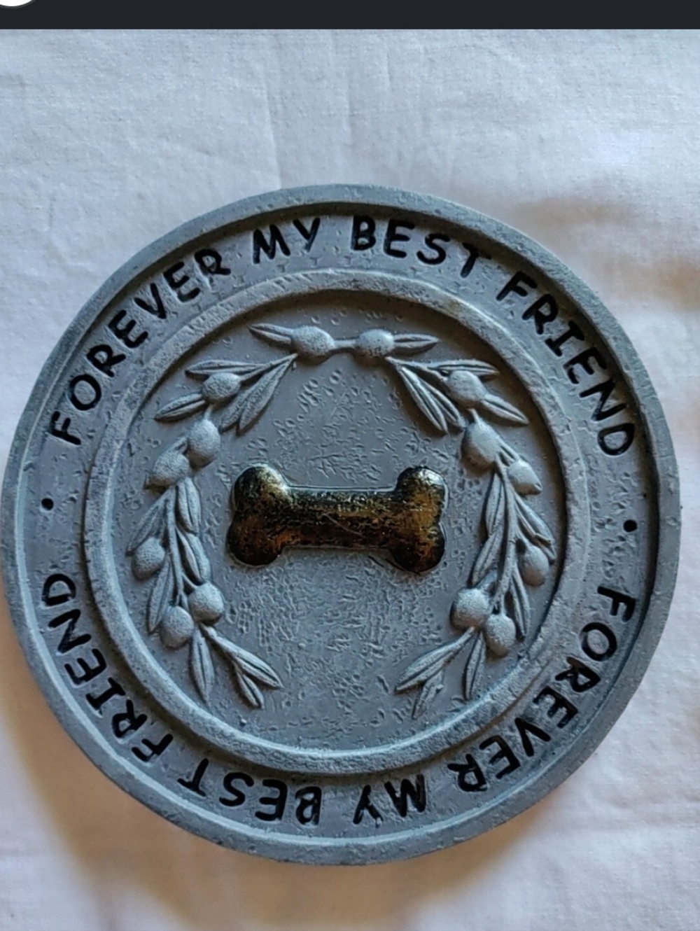 Dog Grave Marker 16 inch round